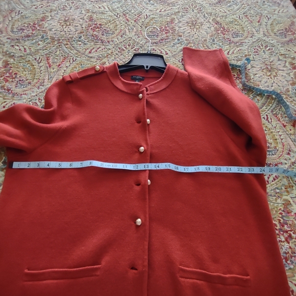 Talbots Merino Wool Blend Sweater Jacket, size 2X - Picture 7 of 10